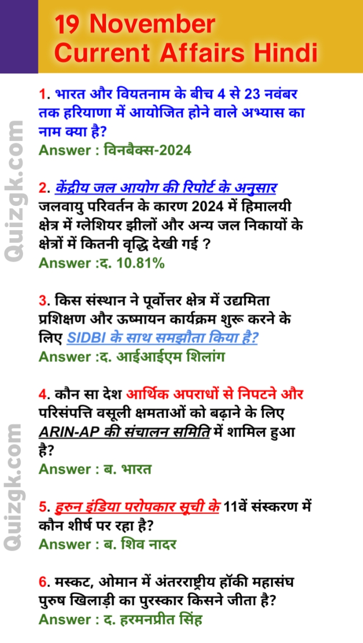 November current affairs Hindi 2024 image 